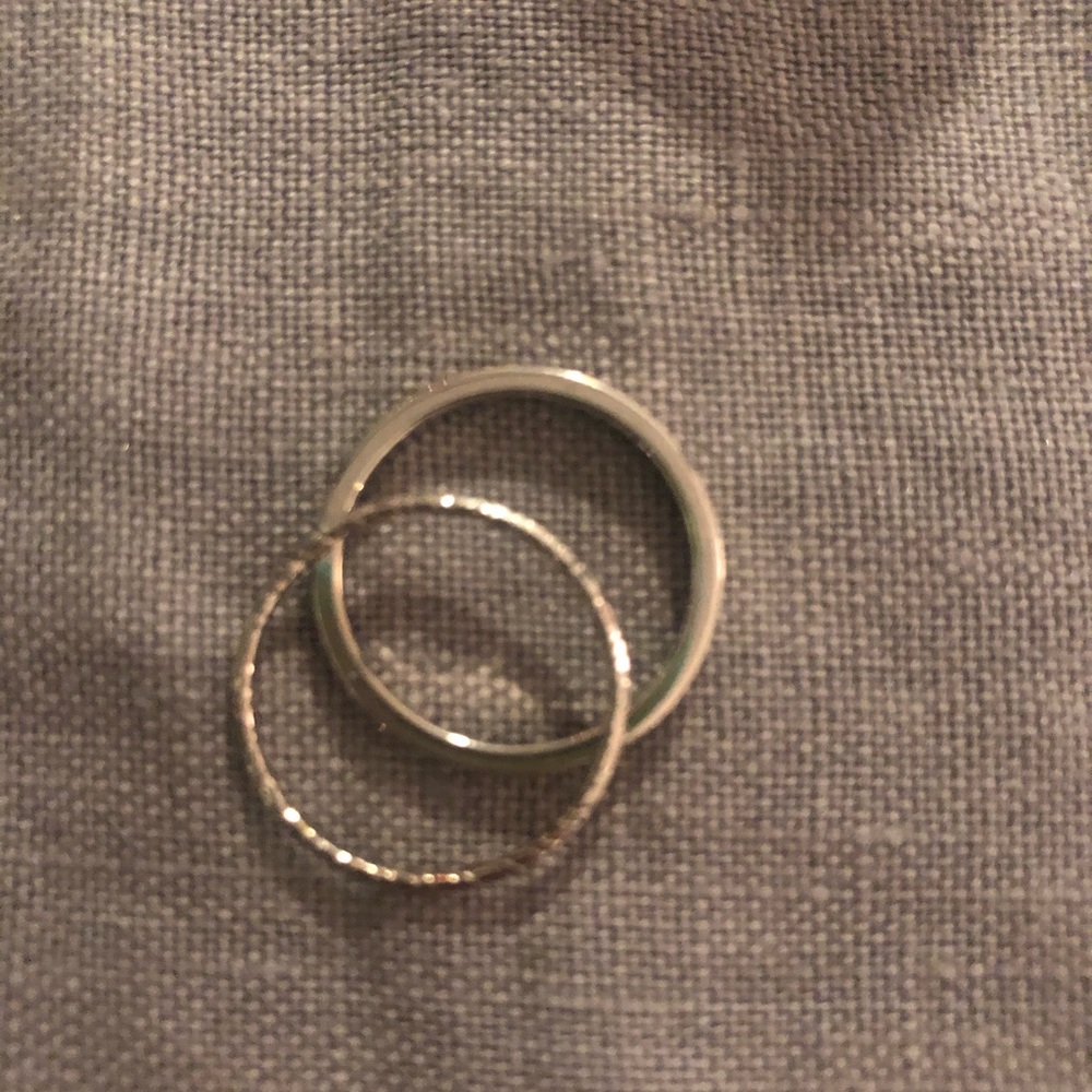 Brandy melville sterling silver rings